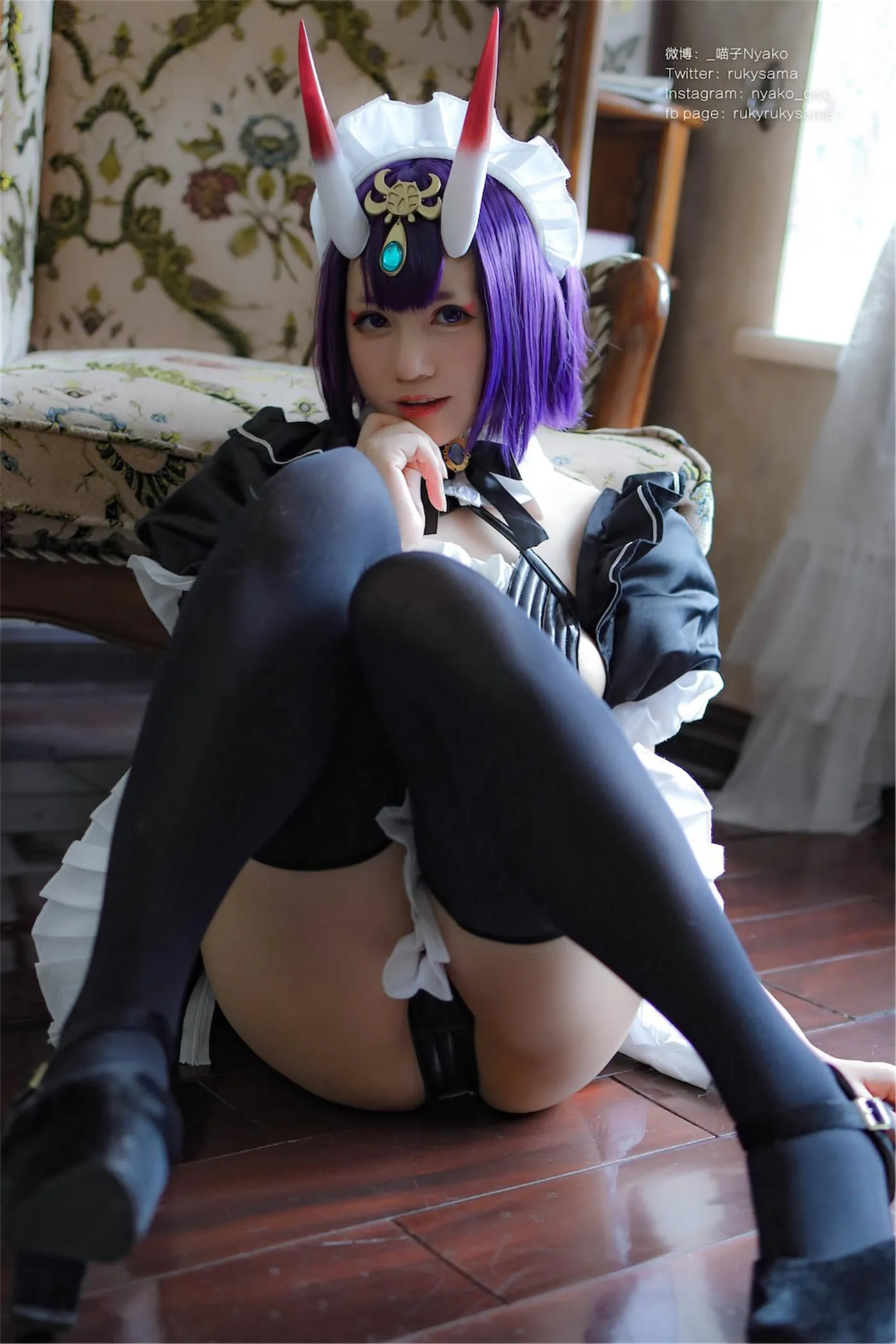 Nyako喵子 – NO.30 酒吞童子女仆 [42P]插图8
